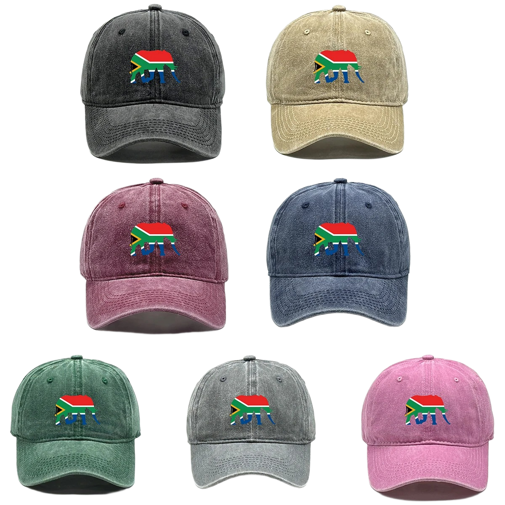 Elephant South Africa Flag Cap