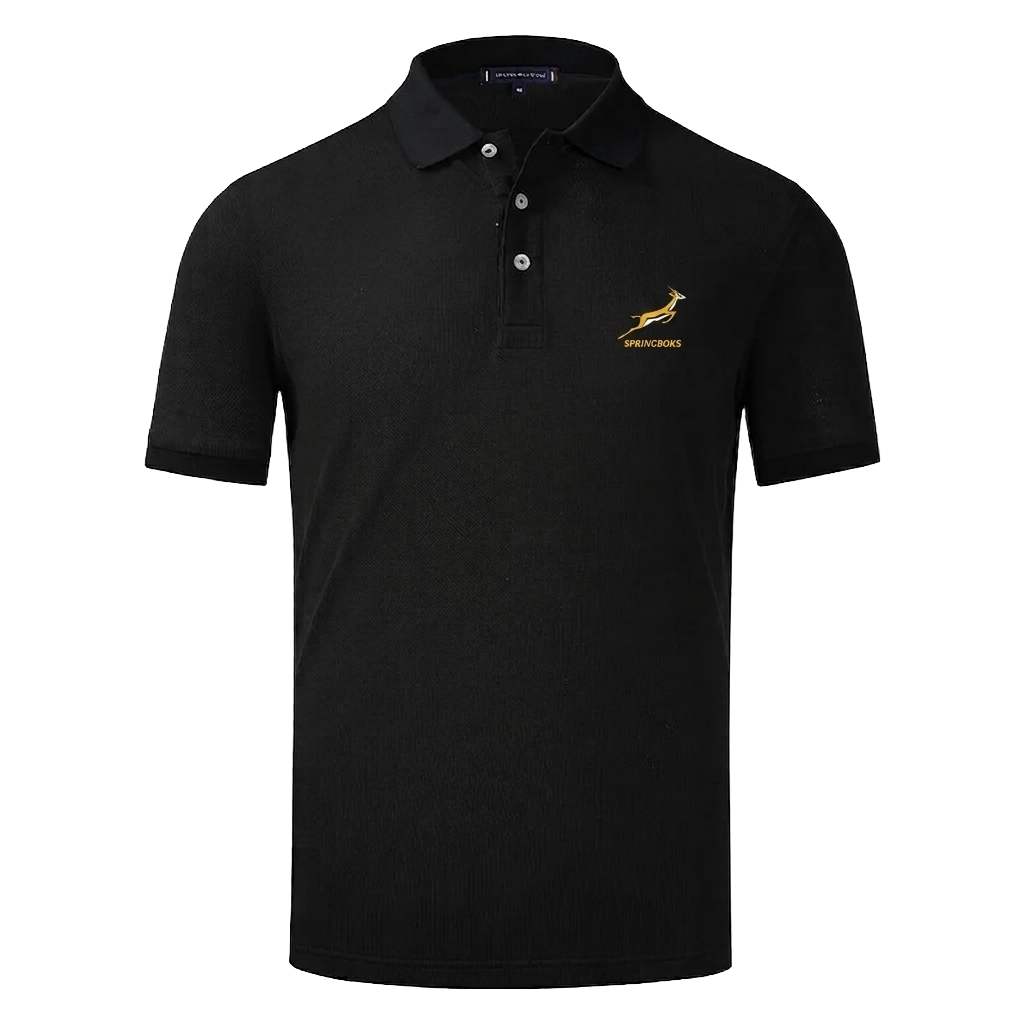 Springbok Polo Shirt Black
